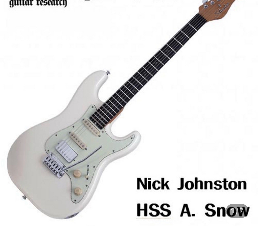 쉑터 닉존스턴 HSS A. Snow 일렉기타 이미지