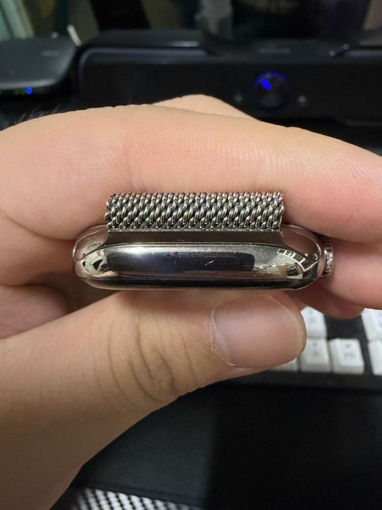 애플워치10 내추럴 티타늄 46mm 이미지