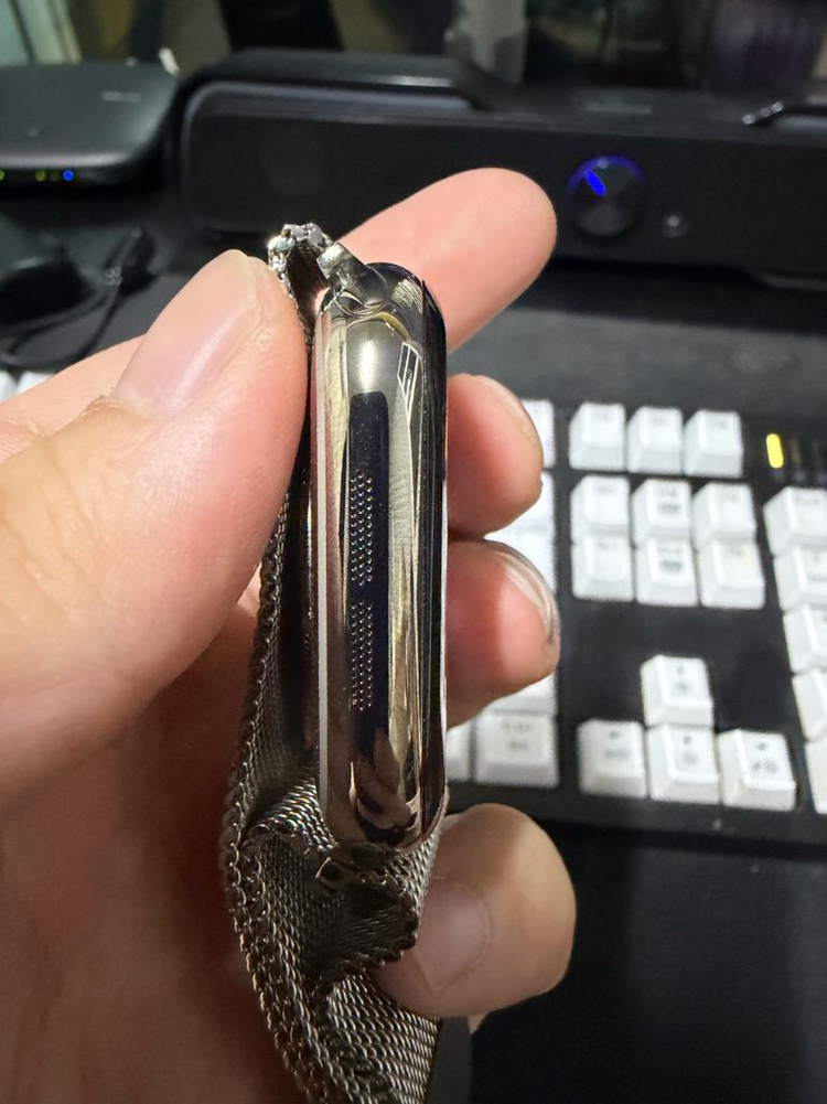 애플워치10 내추럴 티타늄 46mm 이미지