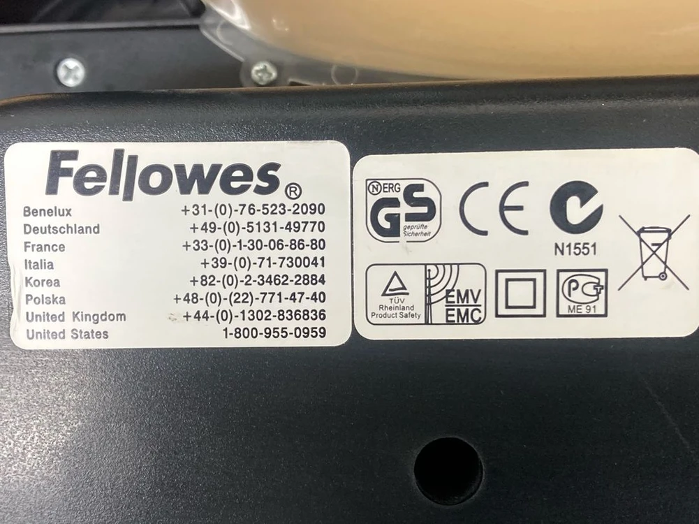 펠로우즈 문서세단기 파쇄기 Fellowes P-40 이미지
