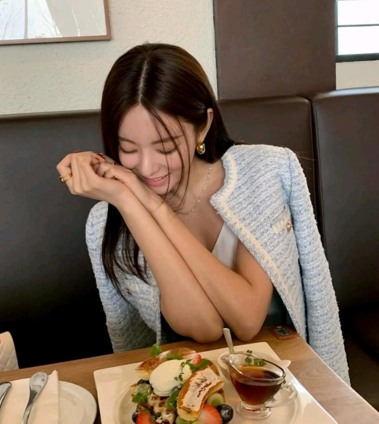 칙스라벨 셀레나 트위드 자켓(스카이블루)S 이미지