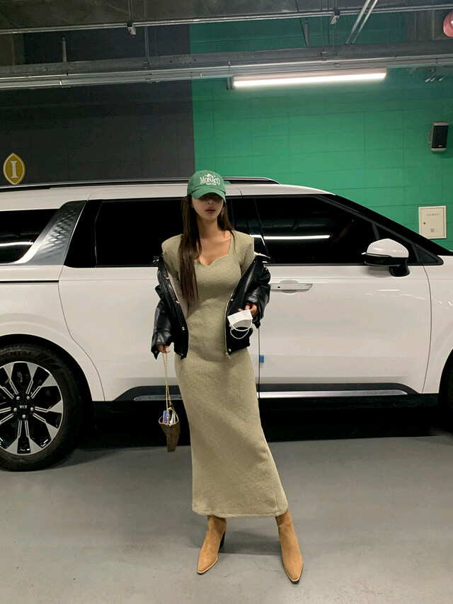 르라미 샐러 무스탕 레더 자켓 jk(블랙) 이미지