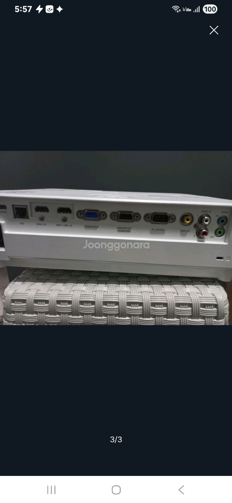 3개월보증거의새거최대5천안시NEC NP-M323W 빔프로젝터 이미지