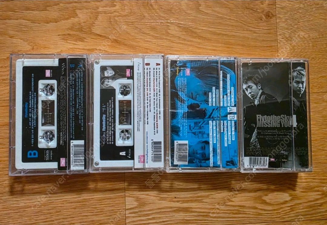 플라이투터스카이 Fly To The Sky 플투스 환희 브라이언 1,2,3,4집 카세트 테이프 TAPE 일괄판매 이미지