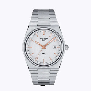 미개봉 티쏘 tissot PRX 40mm 쿼츠 스틸 로즈골드실버 팔아요 이미지