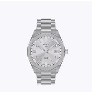 미개봉 티쏘 tissot PRC 100 솔라 실버 39mm 팔아요 이미지