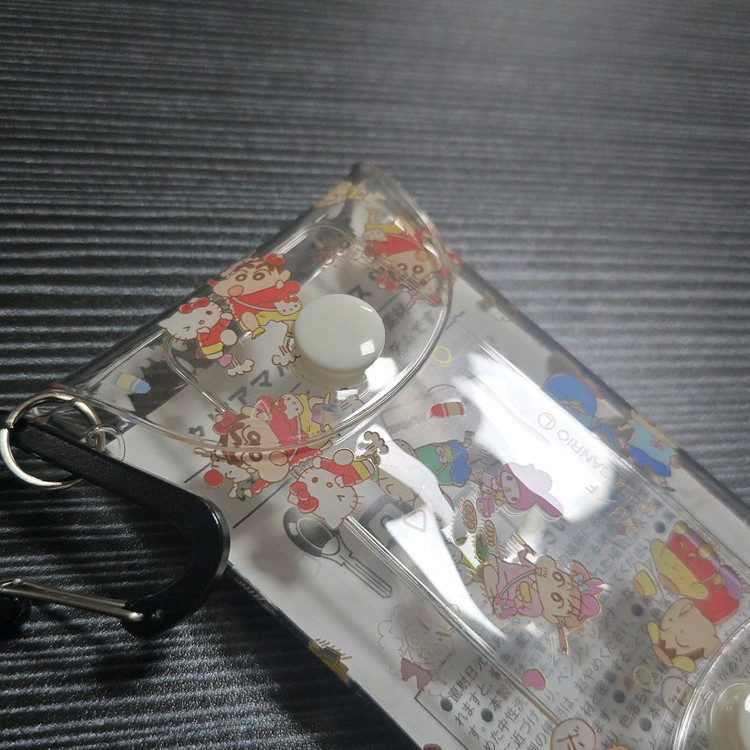 짱구는 못말려 산리오 PVC 파우치 키링 이미지