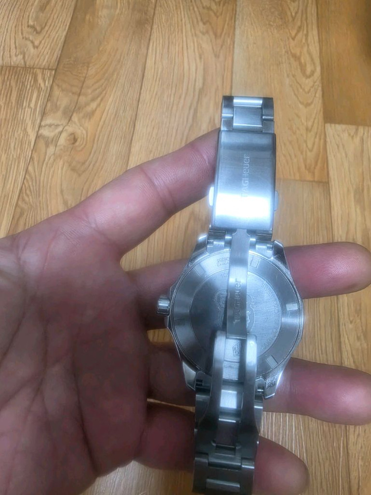 태그호이어 아쿠아레이스 칼리버43mm 청판 이미지