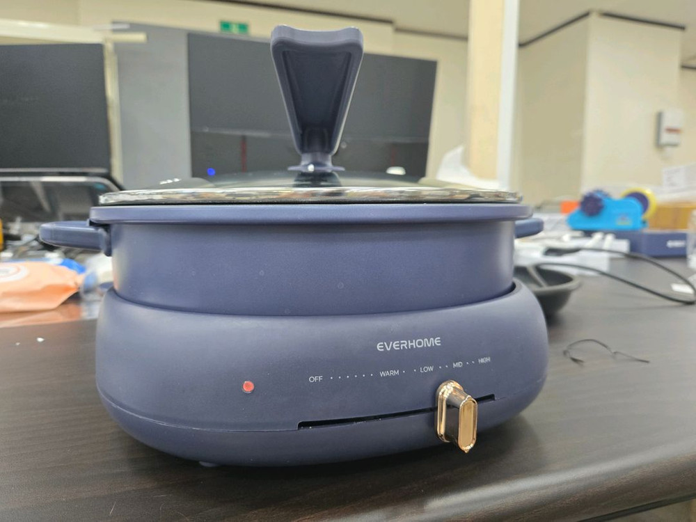 에버홈 스팀멀티쿠커 전기냄비 분리형 전골냄비 찜기 그릴팬 MP8100 이미지