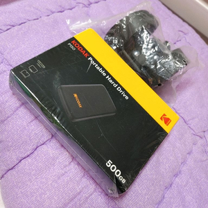 강추 ㅡ 휴대용 외장하드 500GB ㅡ 미개봉 이미지
