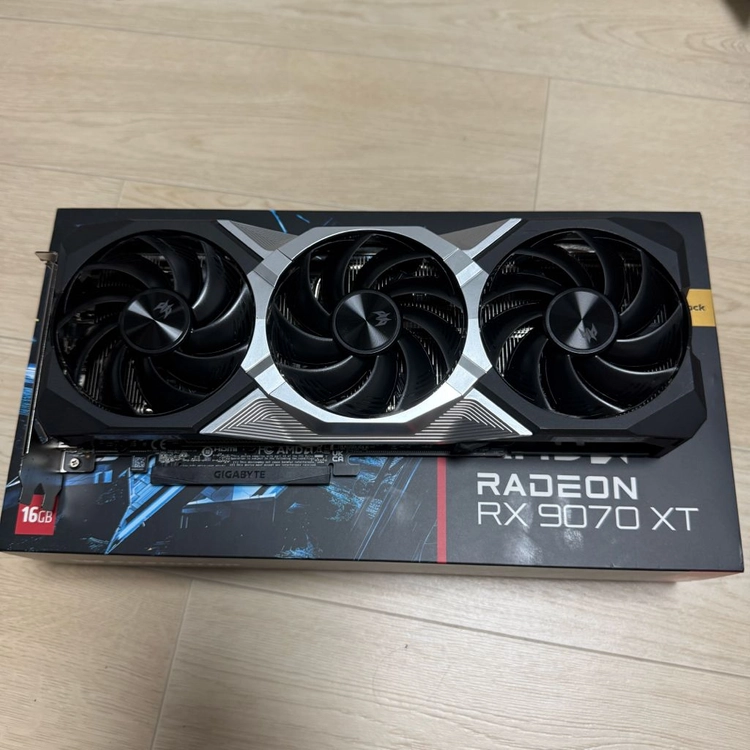 Acer Predator RX 9070xt 판매 이미지