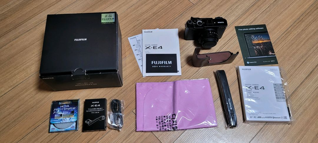 후지 X-E4 / 27mm 번들 셋트 풀박스 + XF 18-55mm 렌즈 판매 이미지