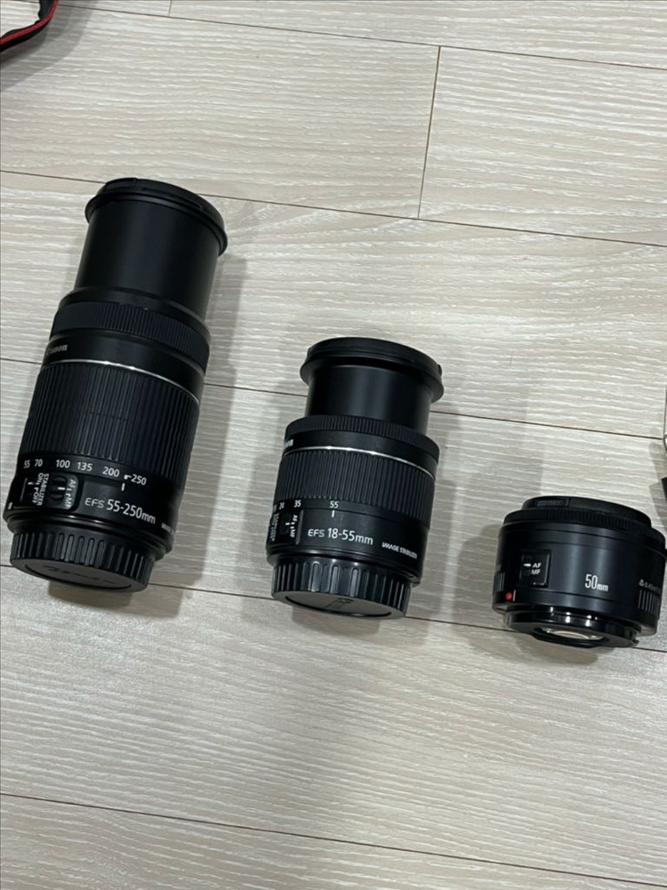 캐논 EOS 200D2 카메라 풀세트 + 레오포토 삼각대 이미지