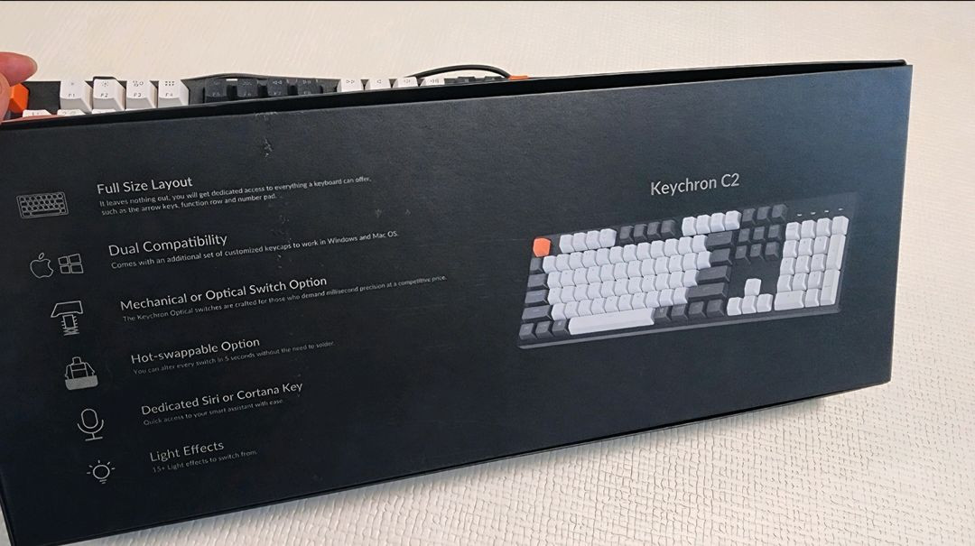 키크론 C2 기계식 적축 키보드 (화이트 LED)keychron c2 이미지