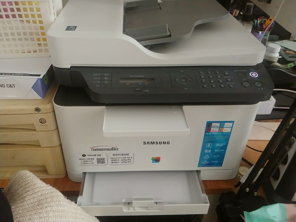 삼성 sl c563fw 컬러 레이저 복합기 (무한 토너 포함) 이미지