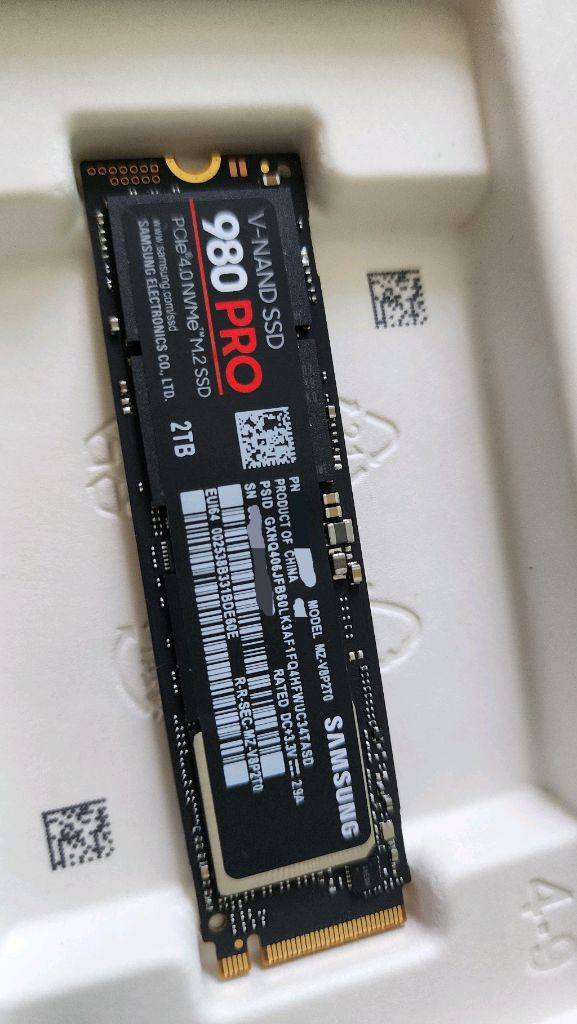 정품 삼성 980 PRO M.2 NVMe SSD 2TB 28년 AS! 이미지