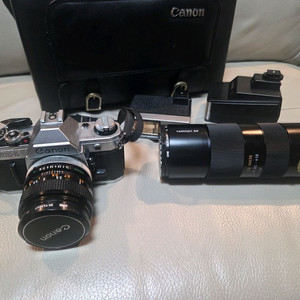 캐논Canon AE-1 필름카메라 탐론렌즈 일괄 이미지