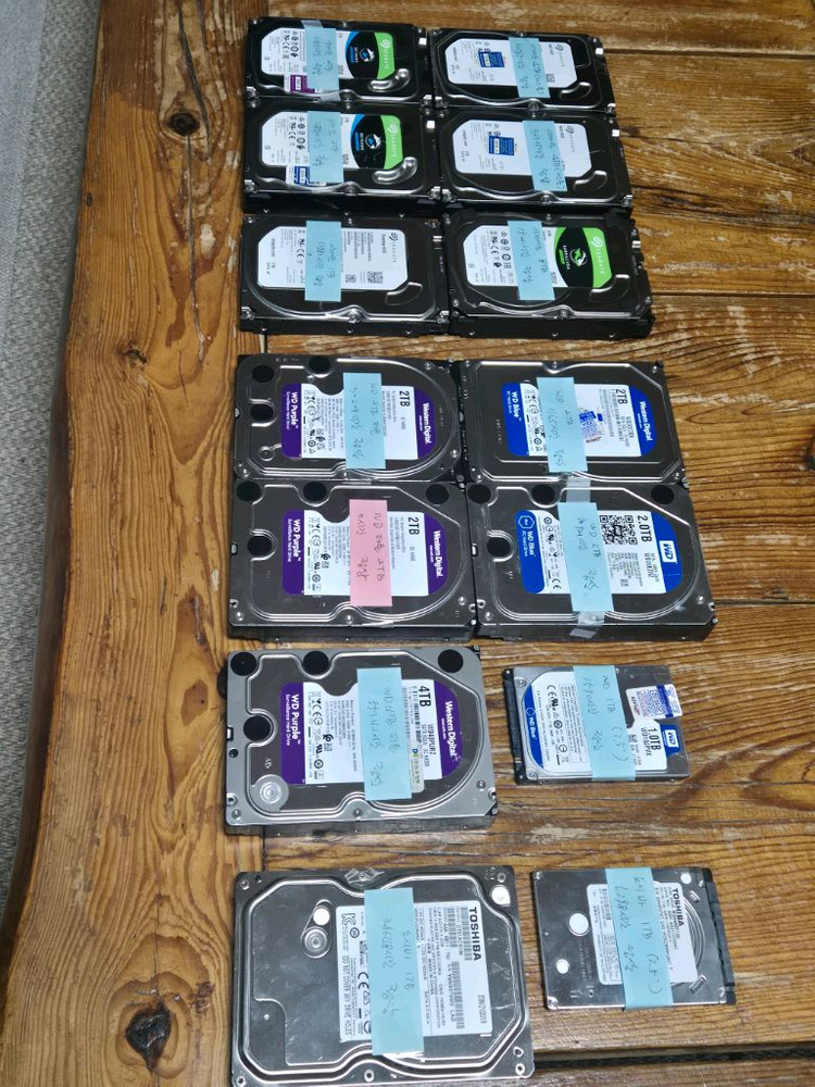 HDD 4TB,2TB,1TB 하드디스크 판매합니다 이미지