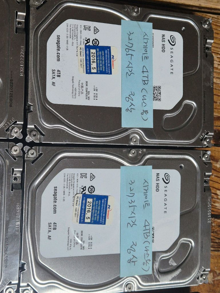 HDD 4TB,2TB,1TB 하드디스크 판매합니다 이미지