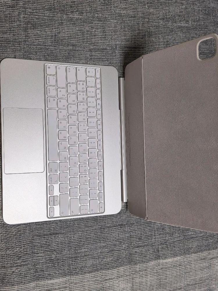 거의새제품 아이패드프로 M4 13 실버 wifi 2TB 나노텍스쳐+애플펜슬 프로 이미지