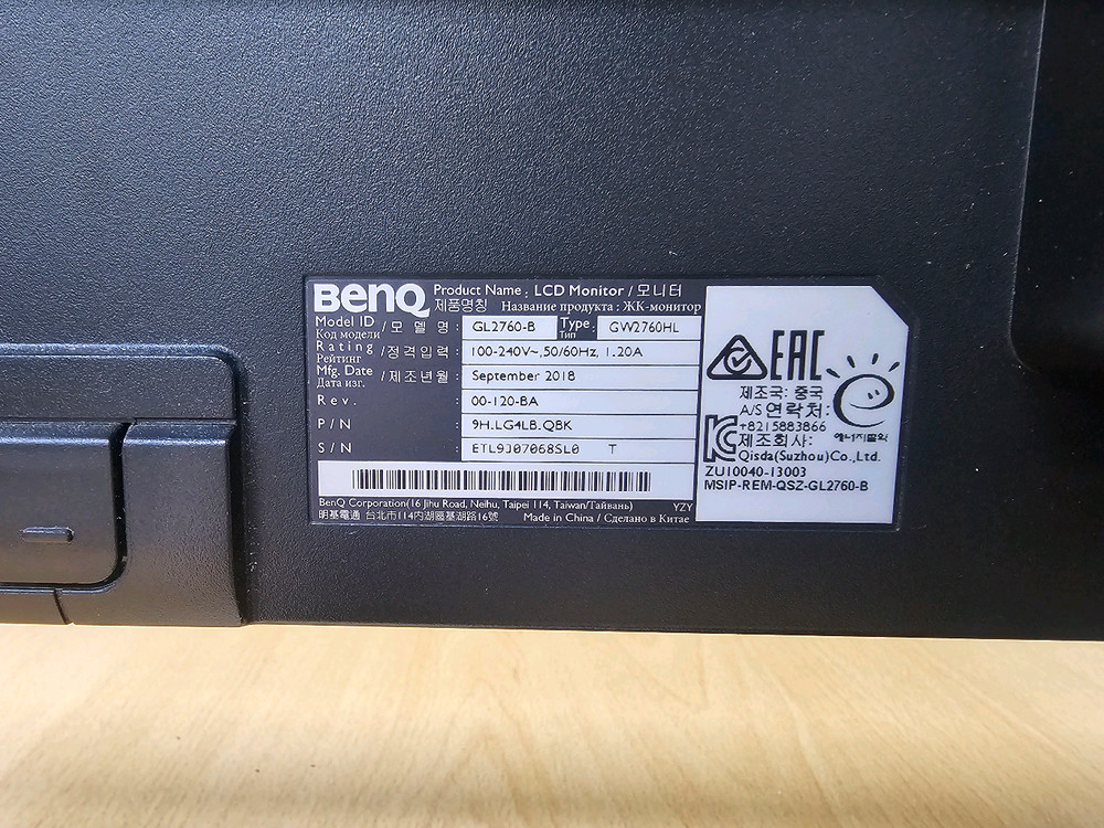 Benq 벤큐 GW2760HL 27인치 무결점 모니터 판매합니다. 이미지
