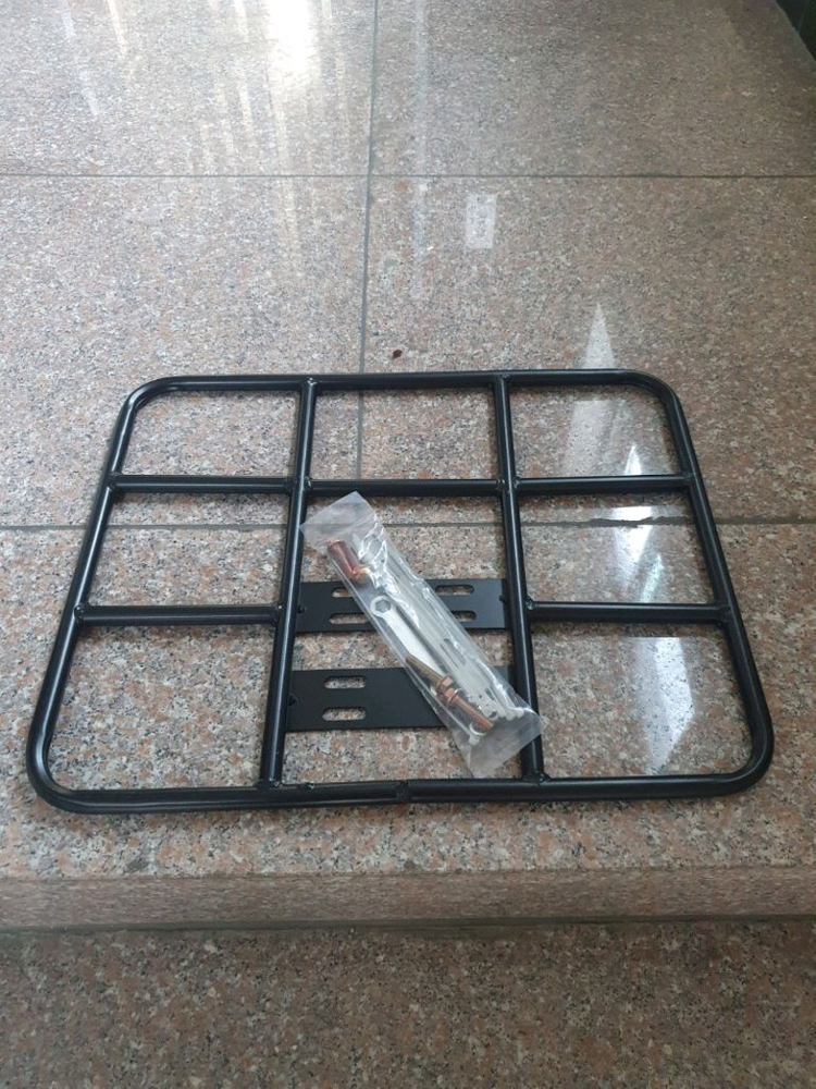 미사용 대형 브라켓 오토바이 자전거 짐받이 가방거치대 전기자전거 스틸망 바이크 선반 팝니다 이미지