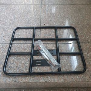 미사용 대형 브라켓 오토바이 자전거 짐받이 가방거치대 전기자전거 스틸망 바이크 선반 팝니다 이미지