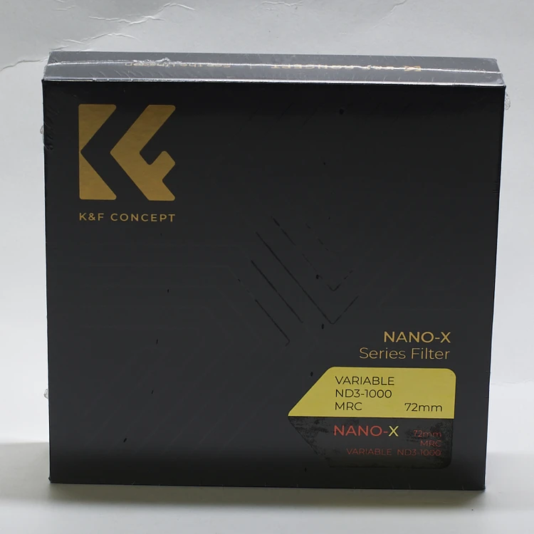 K&F Concept 72mm NANO-X ND3-1000 가변 ND 필터 (캡포함) (새상품) AGC Glass 이미지
