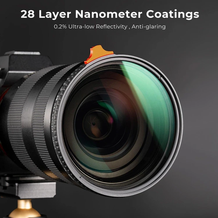 K&F Concept 72mm NANO-X ND3-1000 가변 ND 필터 (캡포함) (새상품) AGC Glass 이미지