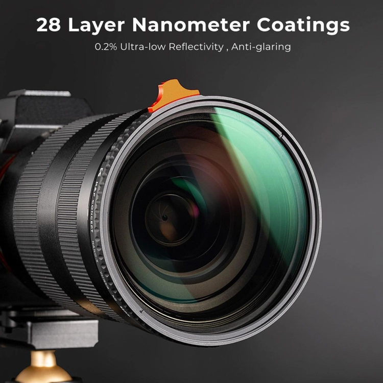 K&F Concept 72mm NANO-X ND3-1000 가변 ND 필터 (새상품) AGC Glass 이미지