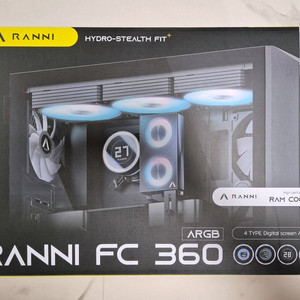 3RSYS 라니 FC 360 ARGB (블랙) 미개봉 RANNI 수냉 이미지