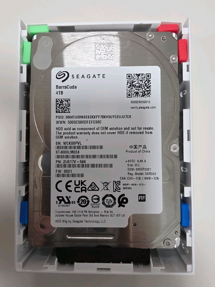 씨게이트 4TB 외장하드 부품용(정상 인식됨) 이미지