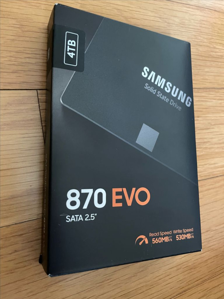 삼성 870 EVO 4TB SATA SSD 새제품 미개봉 3개 이미지