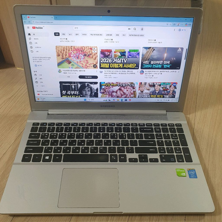 화질좋은 삼성 15.6인치 i5 8GB FHD 지포스 노트북 사무 오피스 게임 유튜브 원도우11 DVD PC 본체 이미지