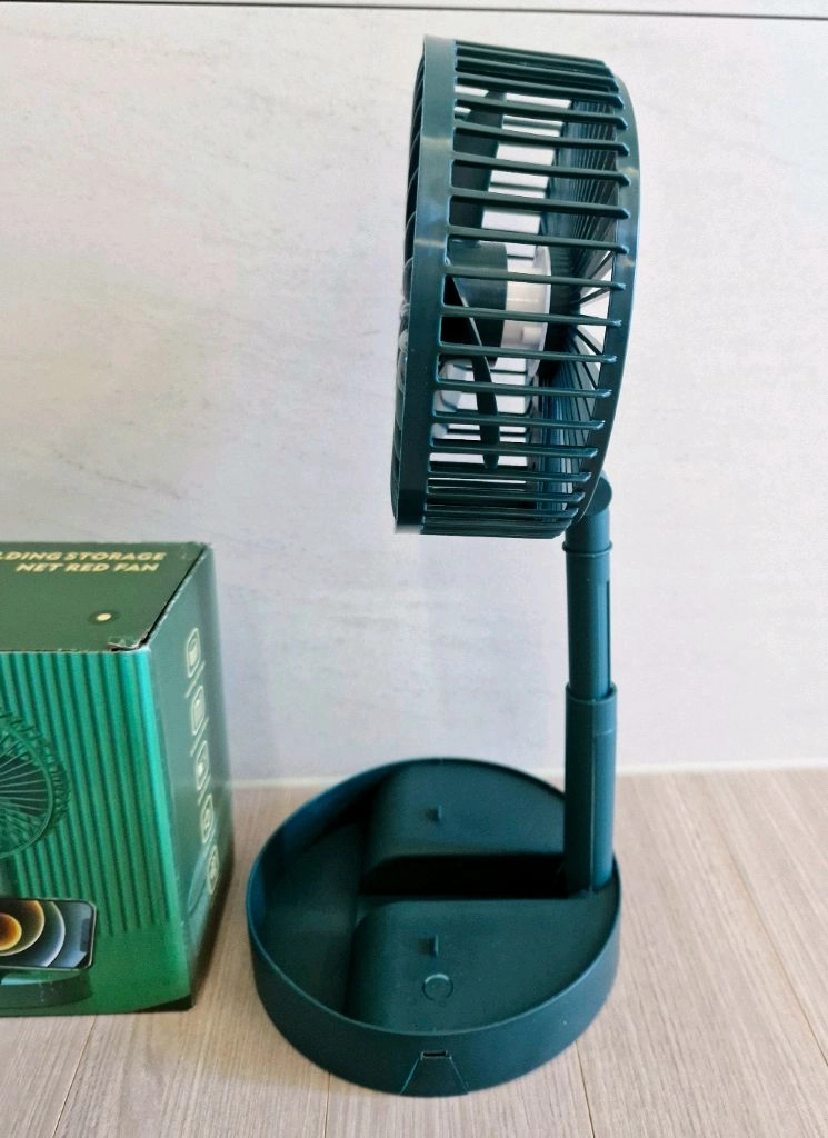 접이식 폴딩 무선 탁상용 선풍기 이미지