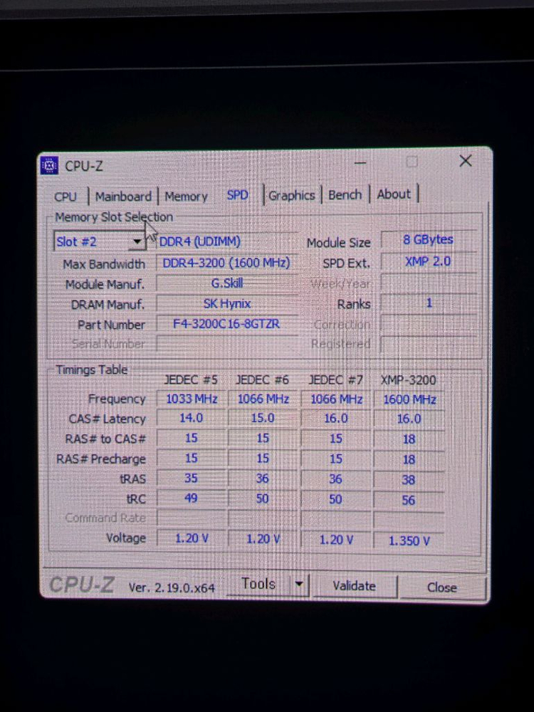 지스킬 트라이던트 RGB DDR4 3200 8GB 2개 세트 이미지