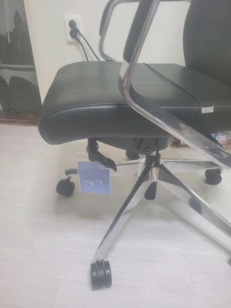 카일 중역의자 천연가죽 이미지