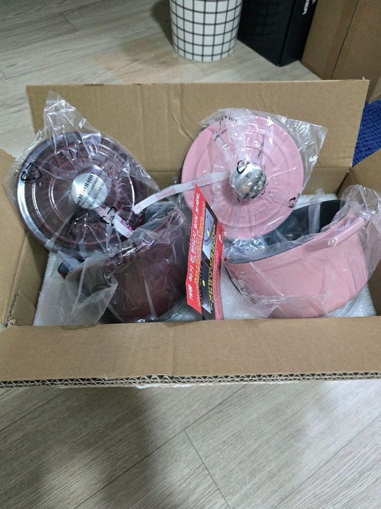 박스미개봉 새상품 로얄슈미츠 명품 철주물 2종냄비세트 14cm 이미지