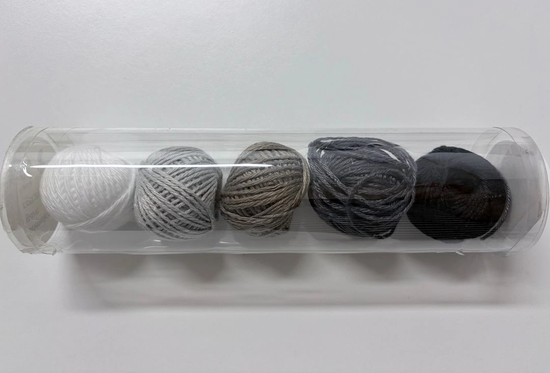 [새제품] 플라잉타이거 순면 원사 뜨개실 5색 cotton yarn 5개 이미지