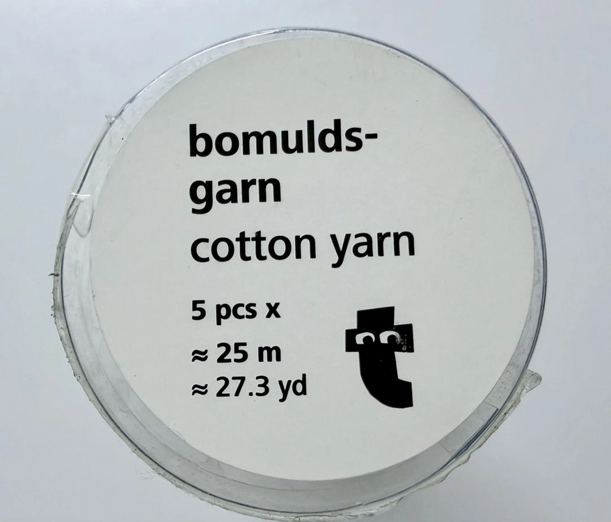 [새제품] 플라잉타이거 순면 원사 뜨개실 5색 cotton yarn 5개 이미지