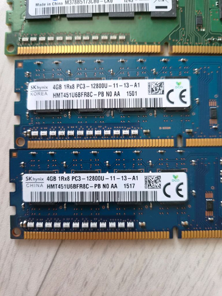 DDR3 4g 메모리 삼성4개 하이닉스2개 합4만 이미지
