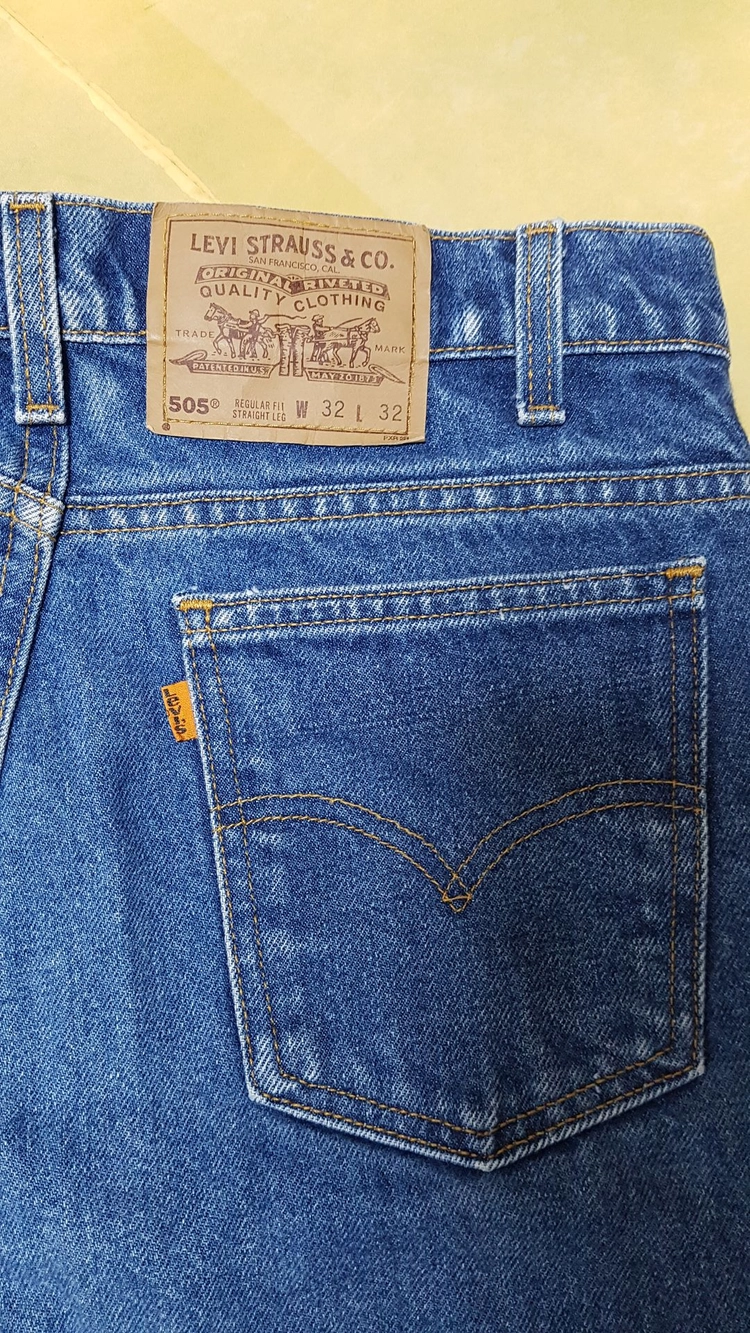 [32X32] 90년대 빈티지 리바이스 505 오렌지탭 MADE IN U.S.A. 이미지