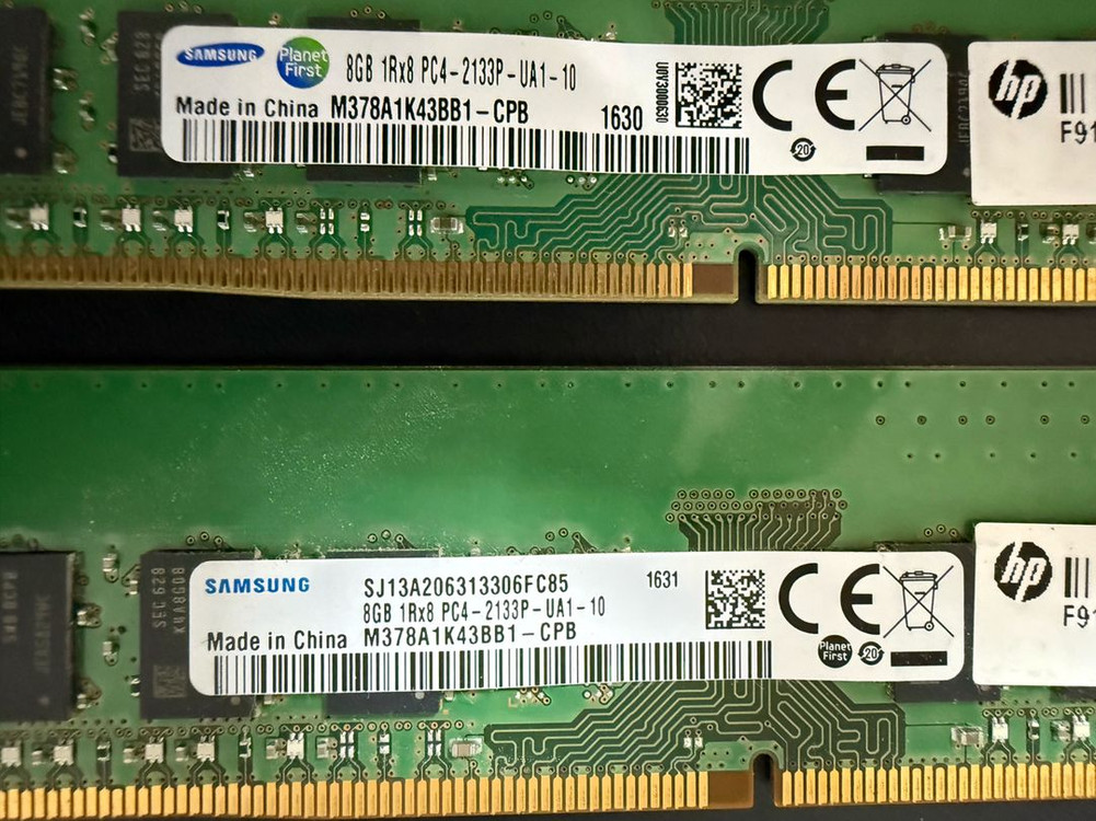 삼성 컴퓨터 메모리 8GBX8GB 16GB DDR 8GB 2개 16GB 사진확인2GB 1개 서비스 무료개인입니다가까 이미지