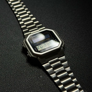 카시오(Casio) 빈티지 AL-190W 태양광 전자시계 이미지
