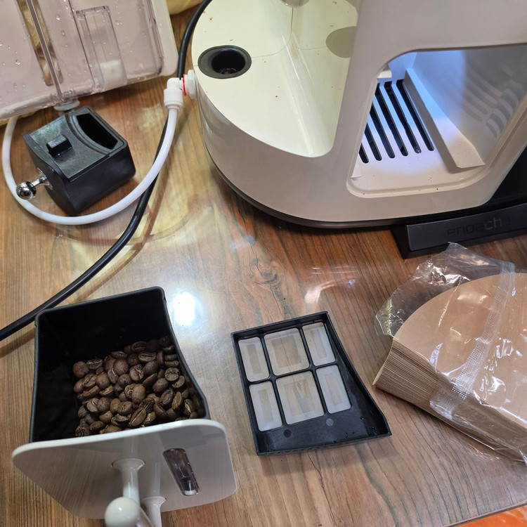 커피원두로스팅기 로스터기브루잉올인원머신엔파체CM-1000W 이미지