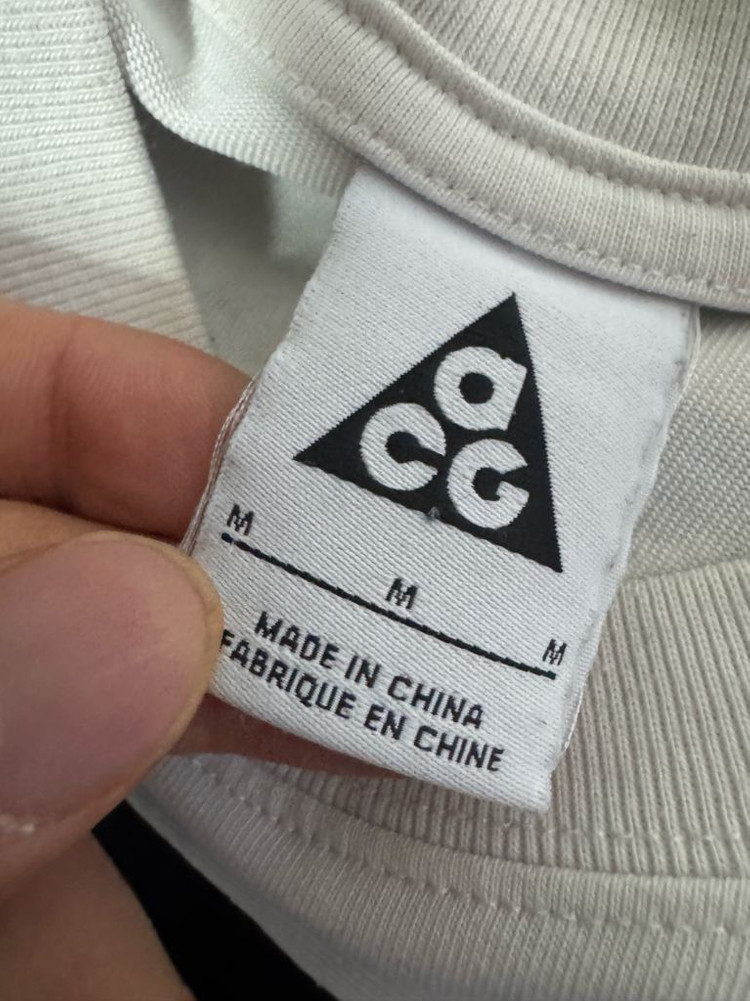 희귀!! 나이키 ACG 아이슬란드 맵 반팔 티셔츠 M ~ L 화이트 이미지