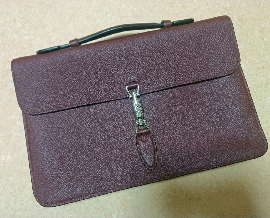 구찌 GUCCI 고급 가죽 서류 가방 이미지