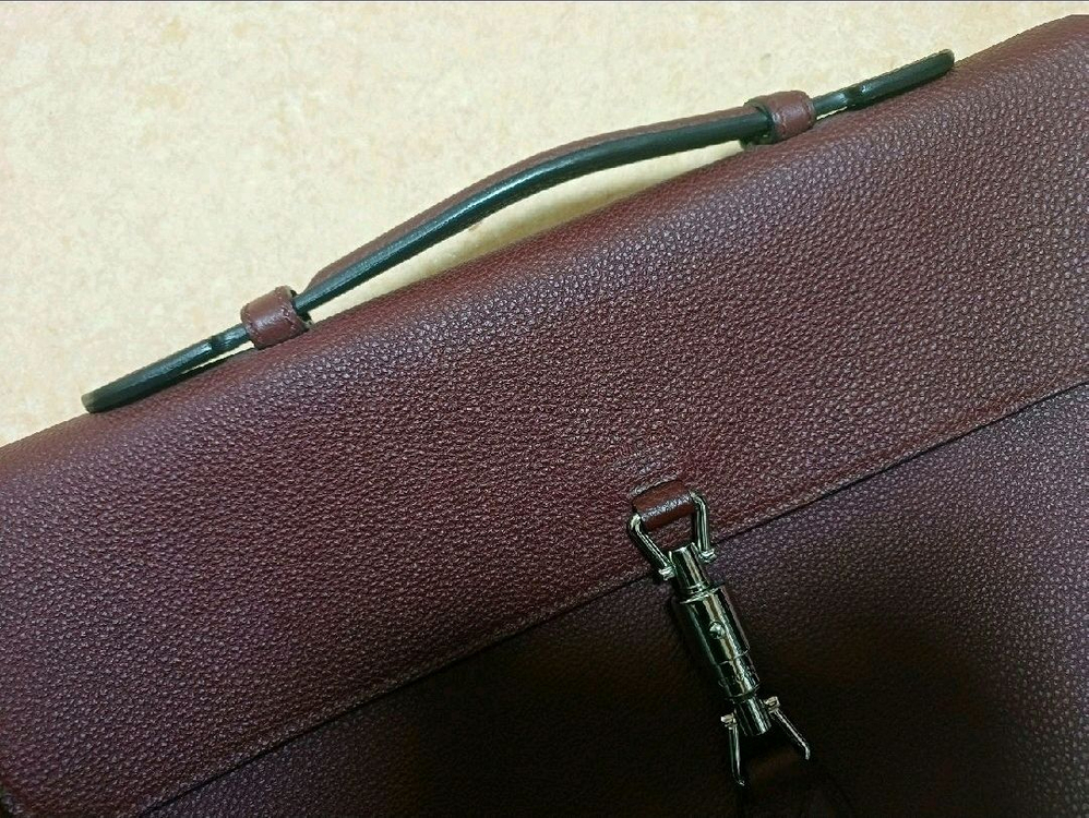 구찌 GUCCI 고급 가죽 서류 가방 이미지