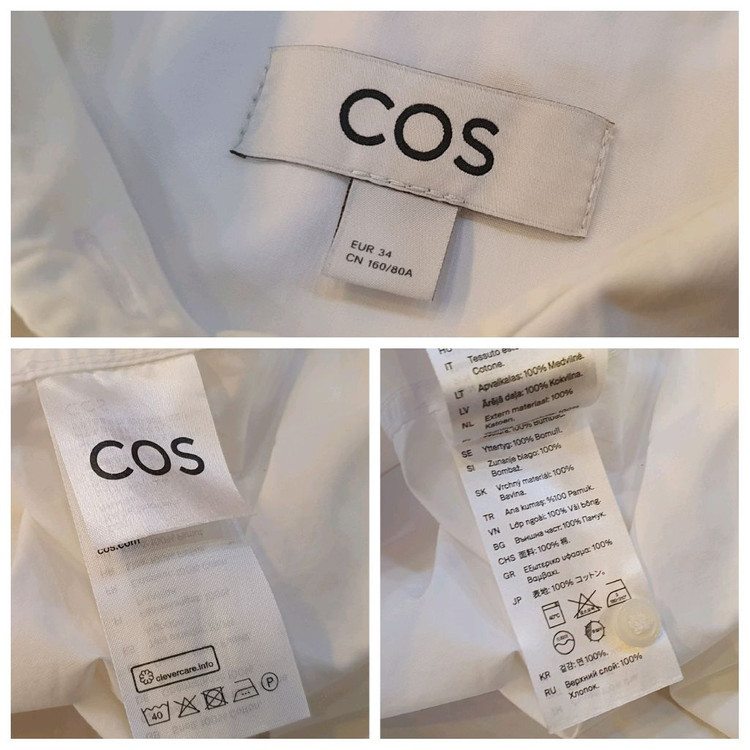 88.COS 오버핏 화이트셔츠 이미지