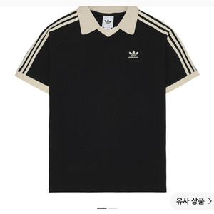 M) 아디다스 와플 반팔 폴로 셔츠 - 블랙 이미지